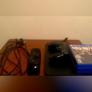 Ps4 Slim (4 games,both cords,controller,charging station,)